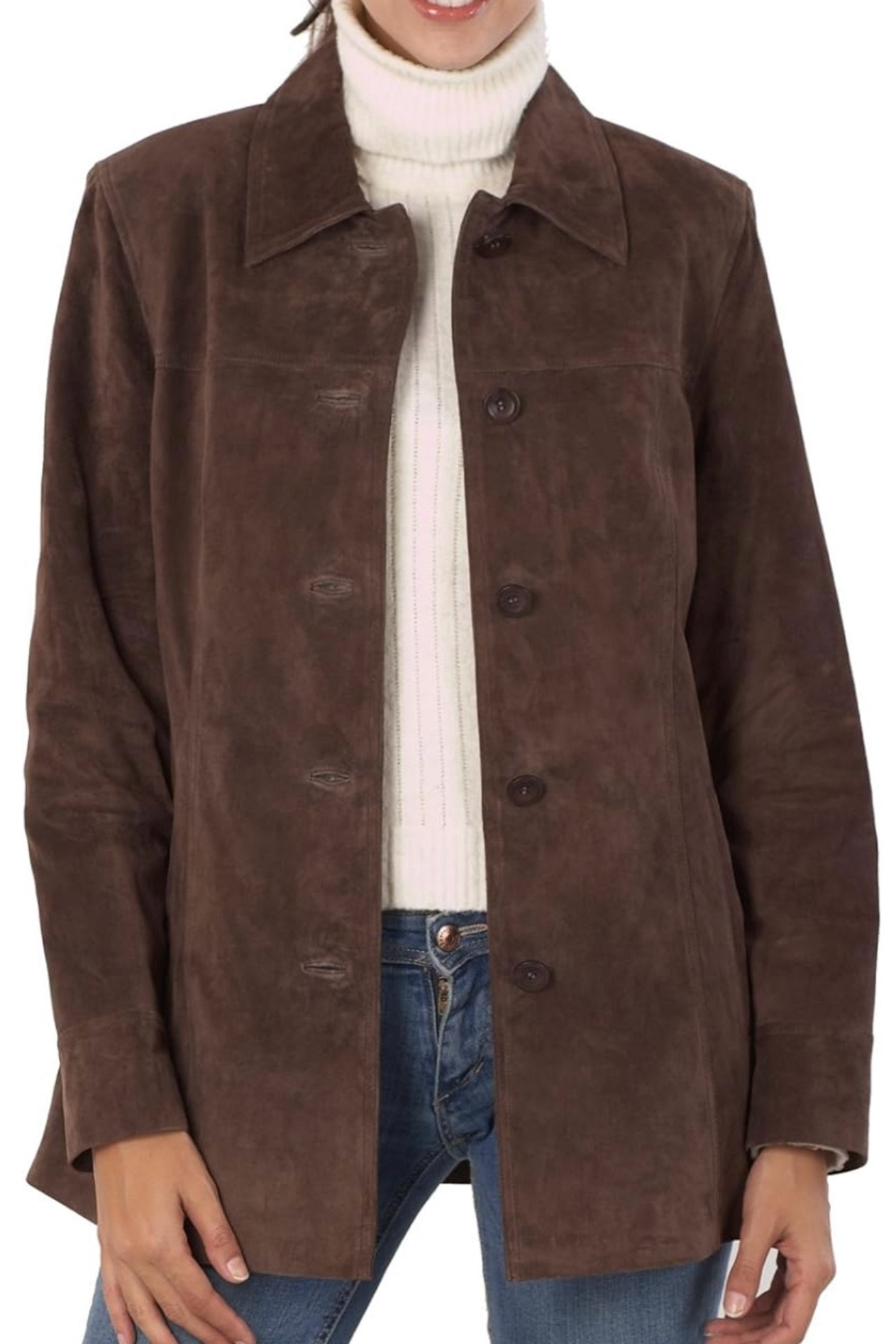 Affordable suede jacket & comes in a few other colors! 

#LTKSeasonal