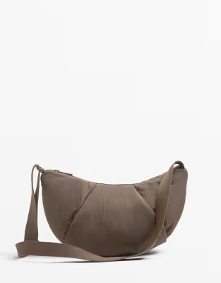OYSHO quilted crossbody bag in mole | ASOS (Global)