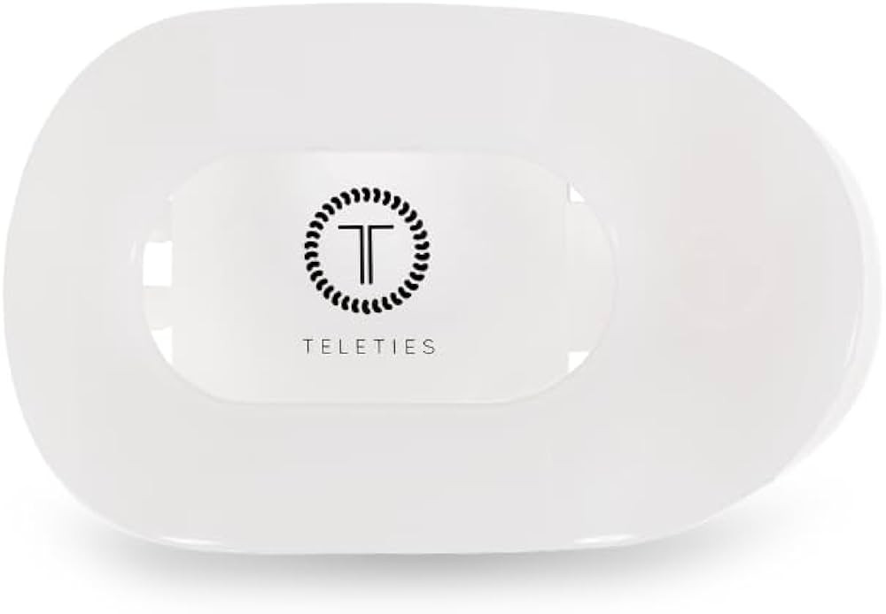 TELETIES - Medium Flat Round Clip - Strong Grip, Bendable Teeth, Comfortable Curved Design - For ... | Amazon (US)