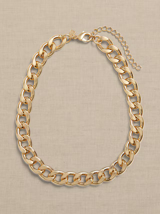 Thick Curb Chain Necklace | Banana Republic Factory