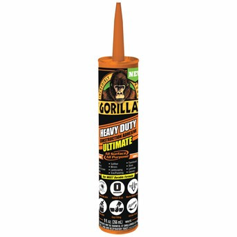 Gorilla Heavy Duty Ultimate White Polymer-based Interior/Exterior Construction Adhesive (9-fl oz) | Lowe's
