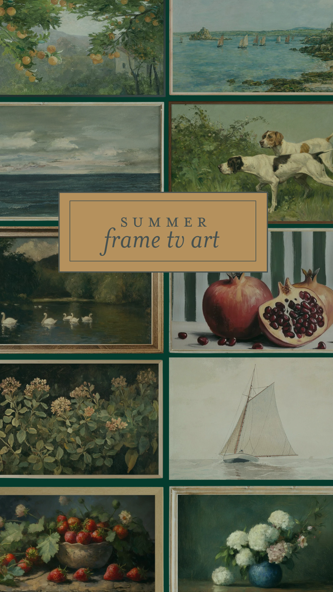Summer Frame TV Art - the easiest way to switch up your seasonal decor! 

 #LTKSeasonal #LTKHome #LTKFindsUnder50