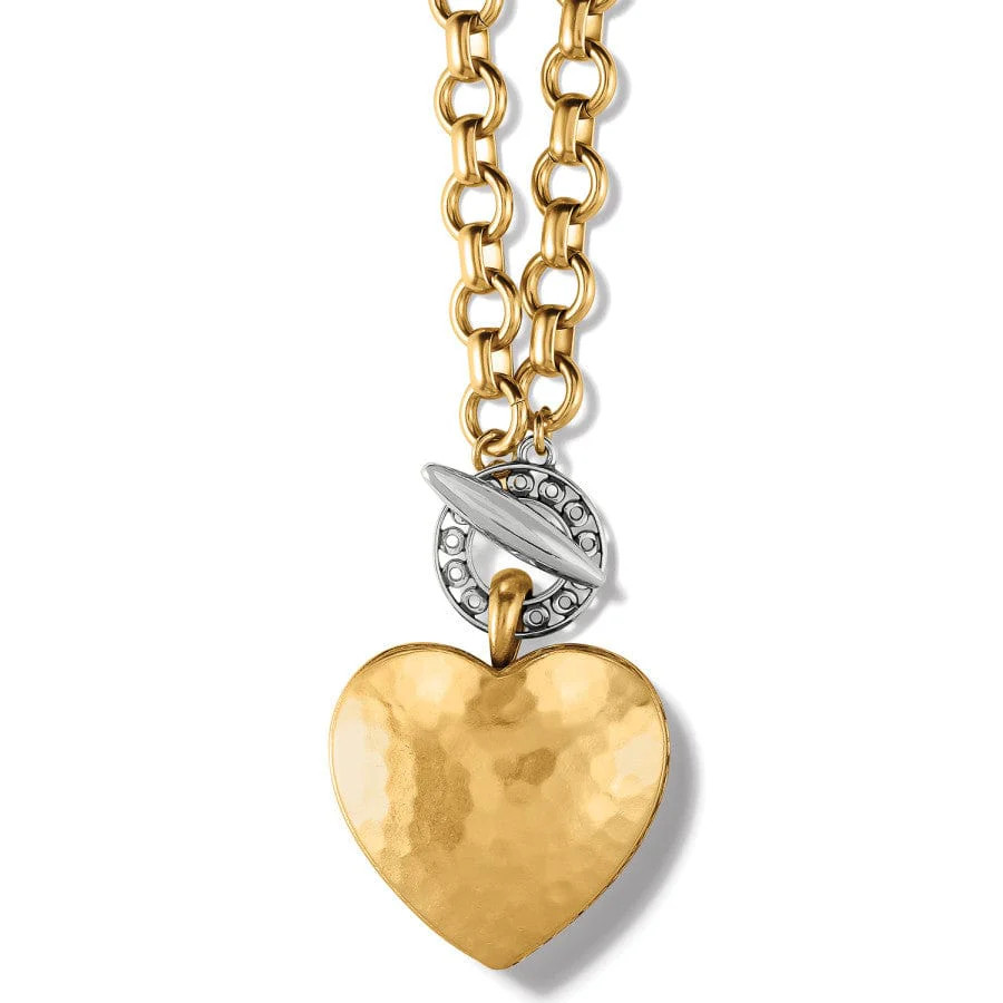 Inner Circle Heart Toggle Necklace | Brighton