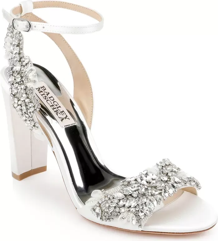 Badgley mischka alexa hot sale ankle strap sandal