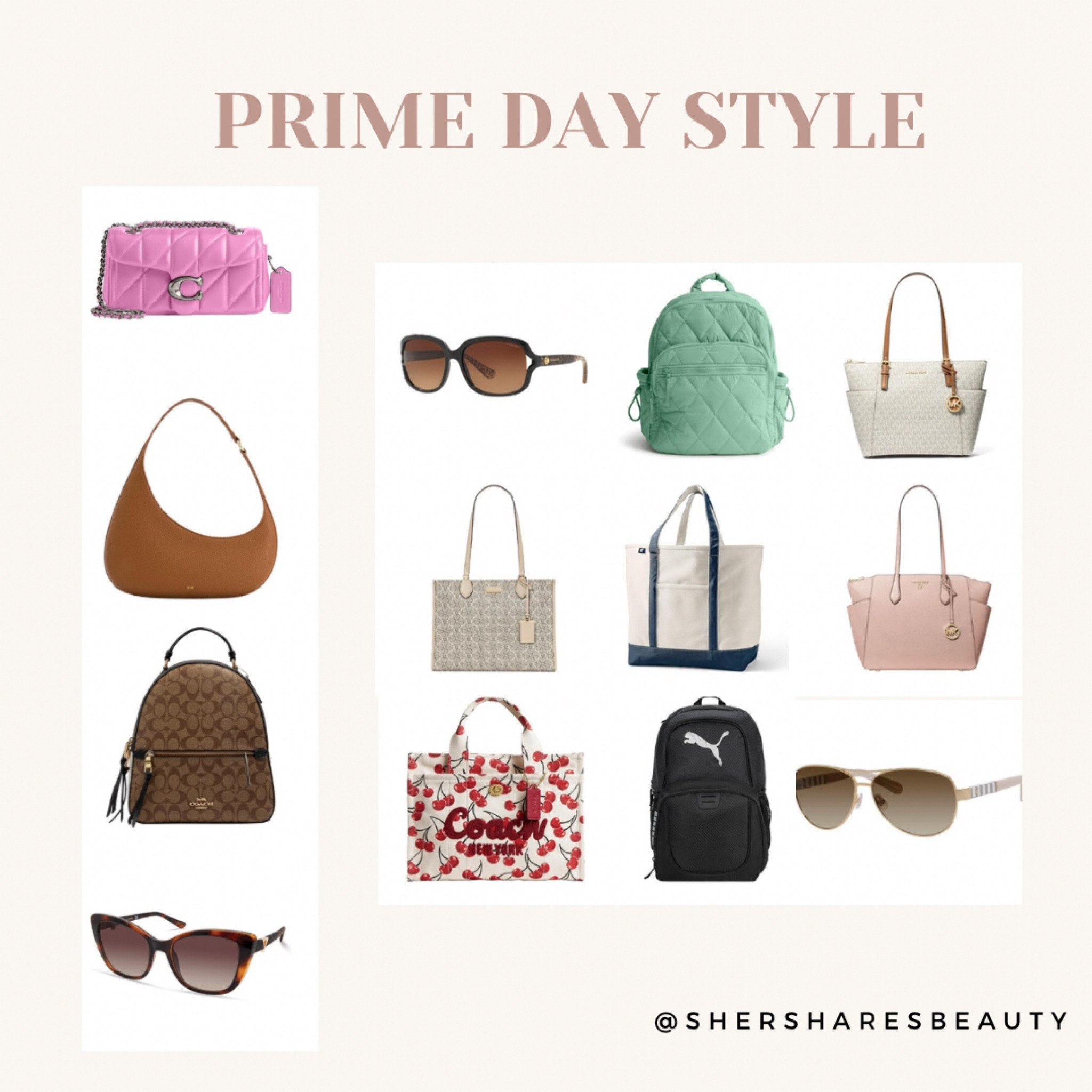 Amazon Prime Day Deals: cute purses, bags, sunglasses & totes! Huge deals on Coach, Kate Spade, Puma, Vera Bradley and more! 

#LTKsalealert #LTKstyletip