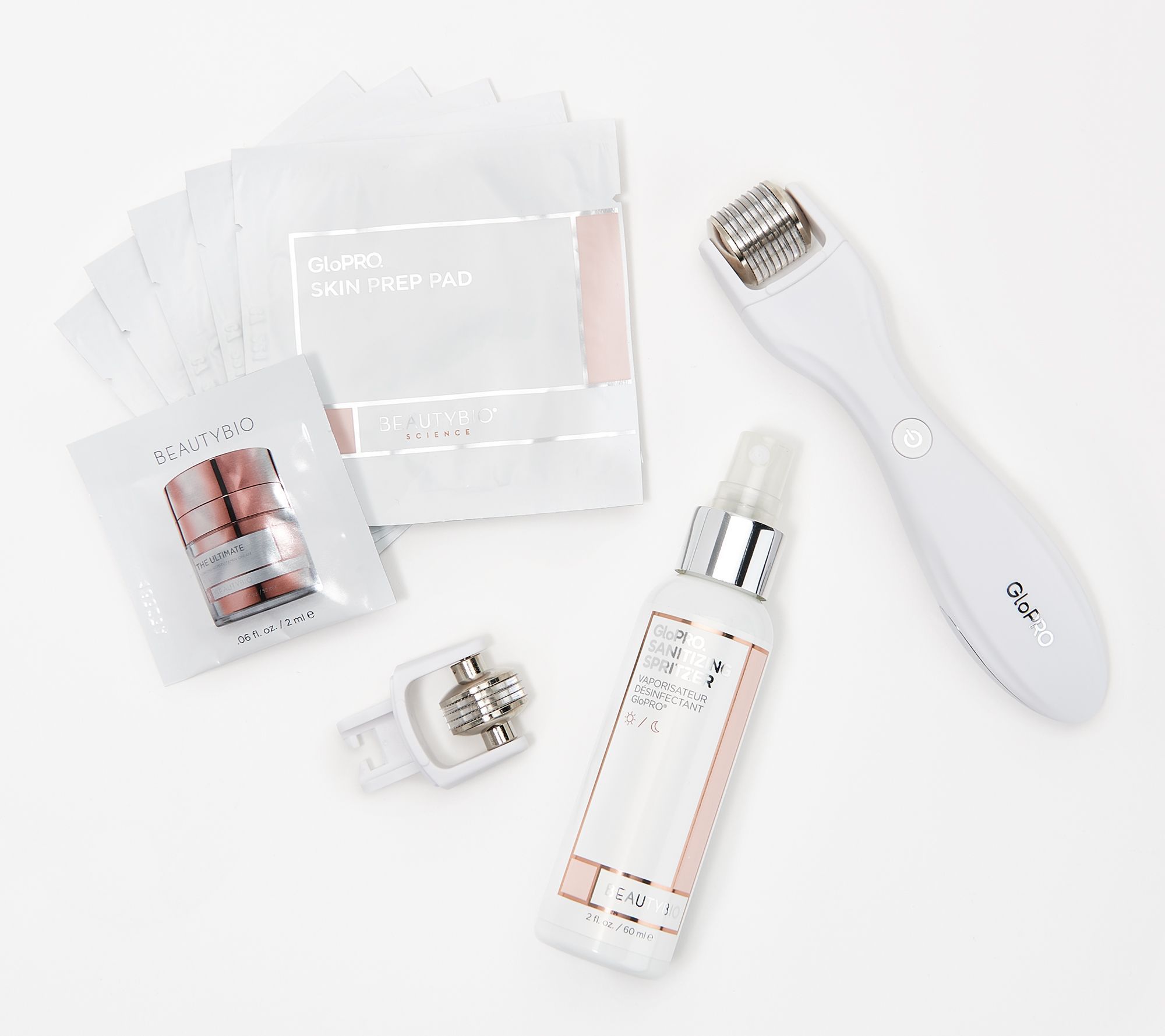 BeautyBio GloPRO Facial Tool with Eye Attachment Auto-Delivery — QVC.com | QVC
