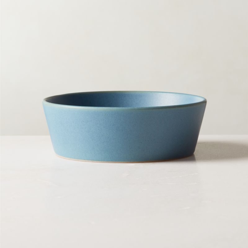 Swoon Modern Blue Soup/Cereal Bowl | CB2 | CB2