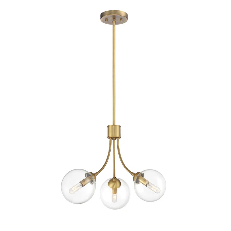 Boyette 3 - Light Unique / Statement Sphere Chandelier | Wayfair North America