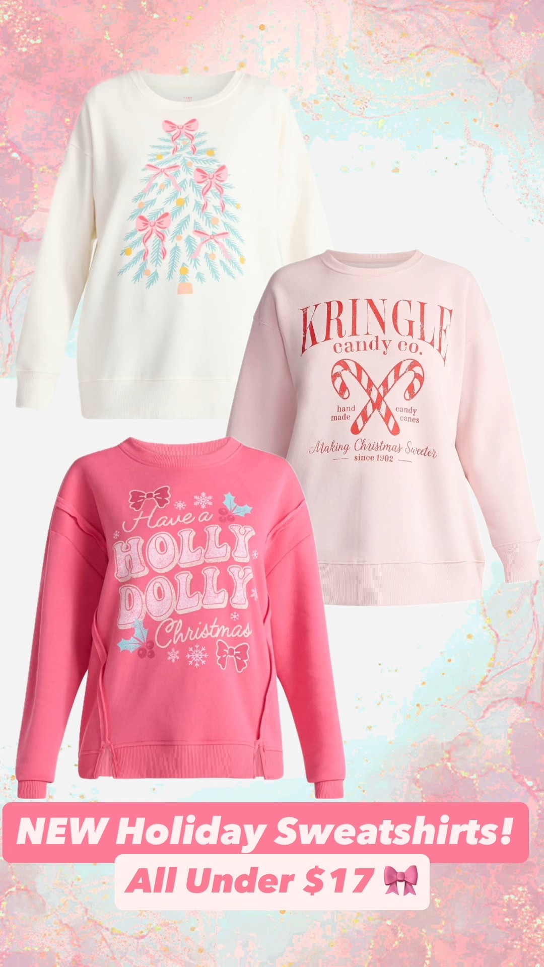 LOVE these new holiday sweatshirts I just spotted…and they’re all under $17!


#LTKFindsUnder50 #LTKGiftGuide #LTKHoliday
