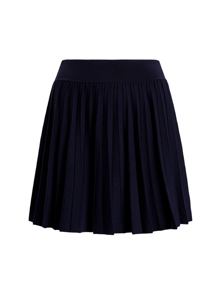 Pleated Knit Mini Skirt | Saks Fifth Avenue