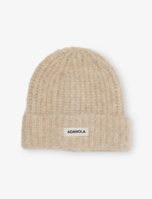 Logo-Embroidered Brushed Wool-Blend Beanie Hat | Selfridges