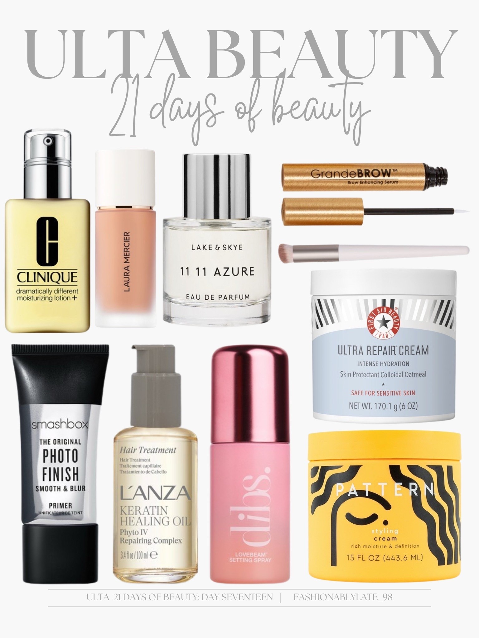 ulta 21 days of beauty - 50% off today!

#LTKBeauty #LTKSaleAlert #LTKFindsUnder50