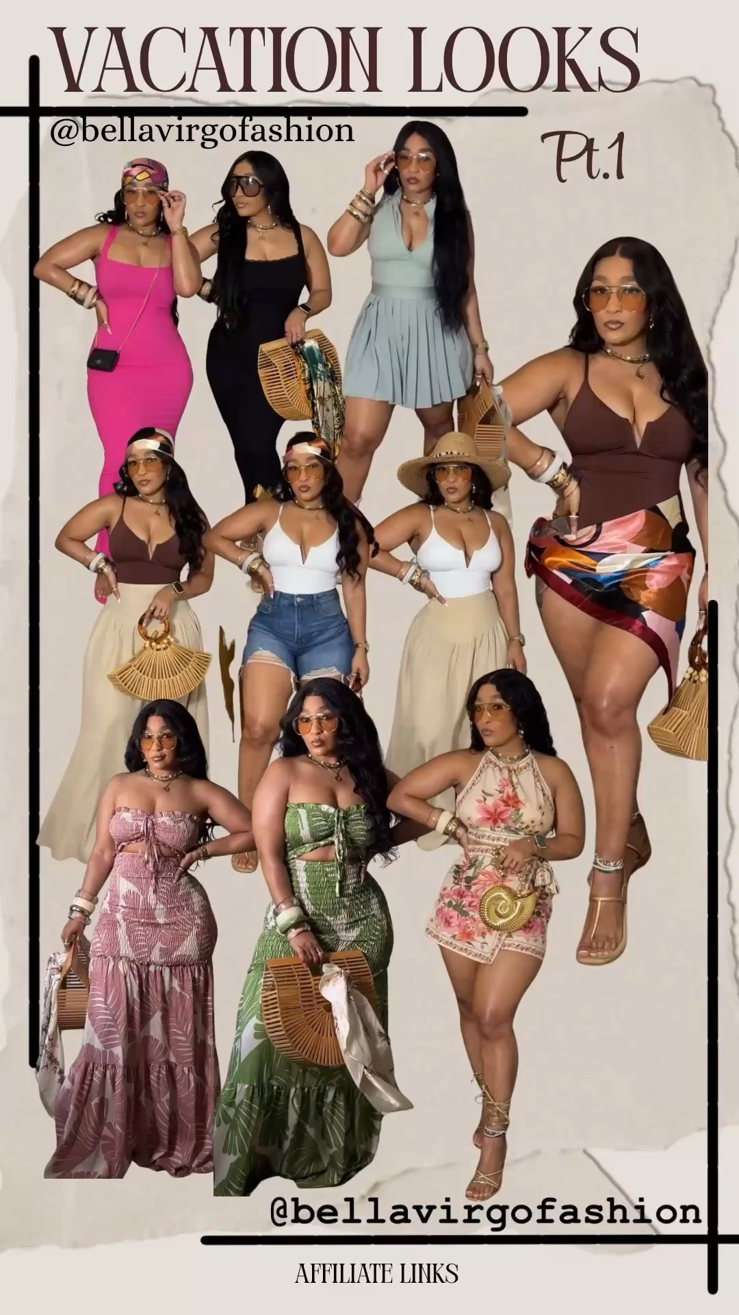 Vacation looks pt.1 . There’s something for everyone. Swimsuits, sandals, dresses, heels, sets and shorts. Perfect for your next getaway! 
Shorts:6
Strapless Maxis: Small
Everything else: Medium

#LTKootd #LTKSeasonal #LTKgrwm
