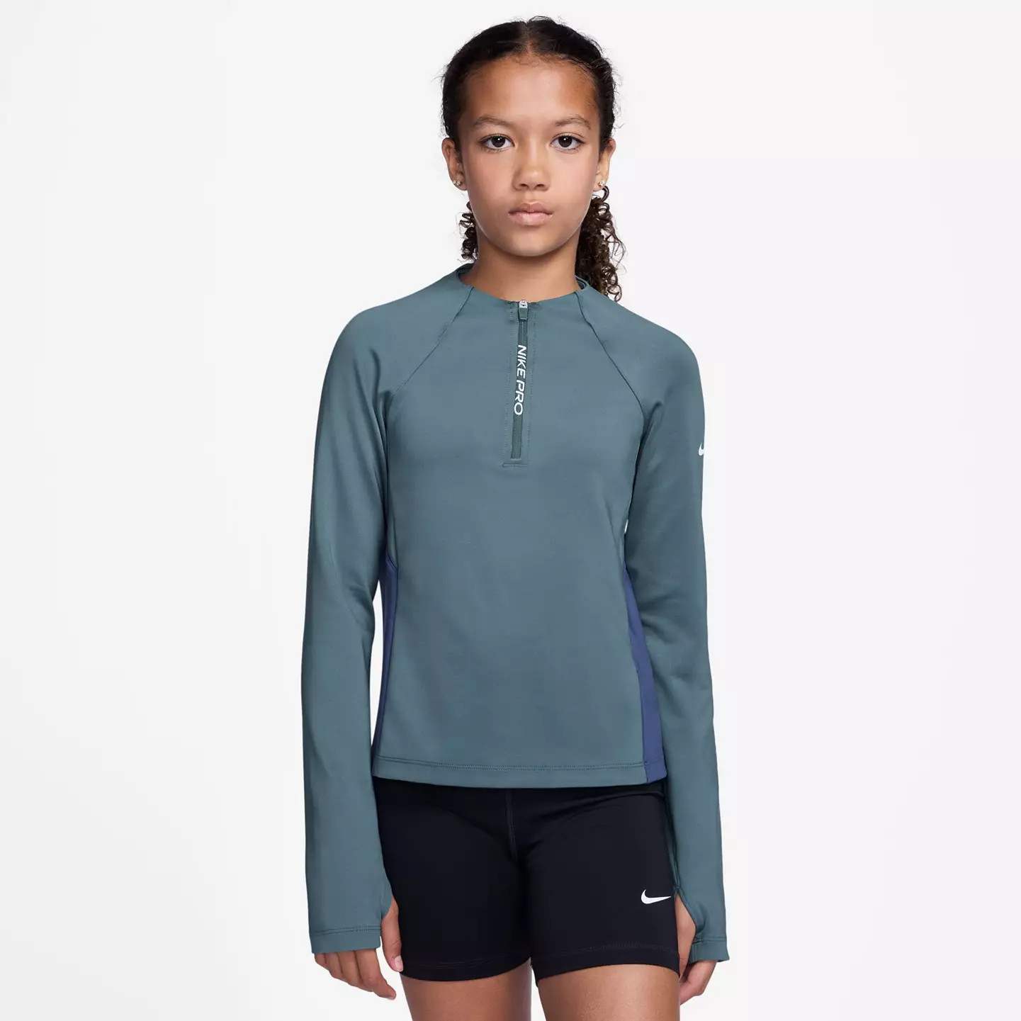 Nike Girls' Dri-FIT Half-Zip Longe Sleeve Top | DICK'S Sporting Goods