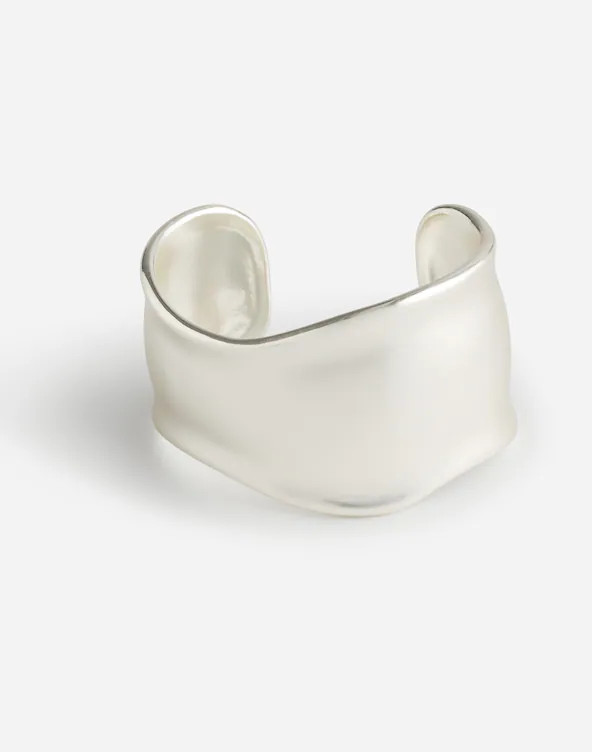 Sculpted Wide Cuff Bracelet | Madewell