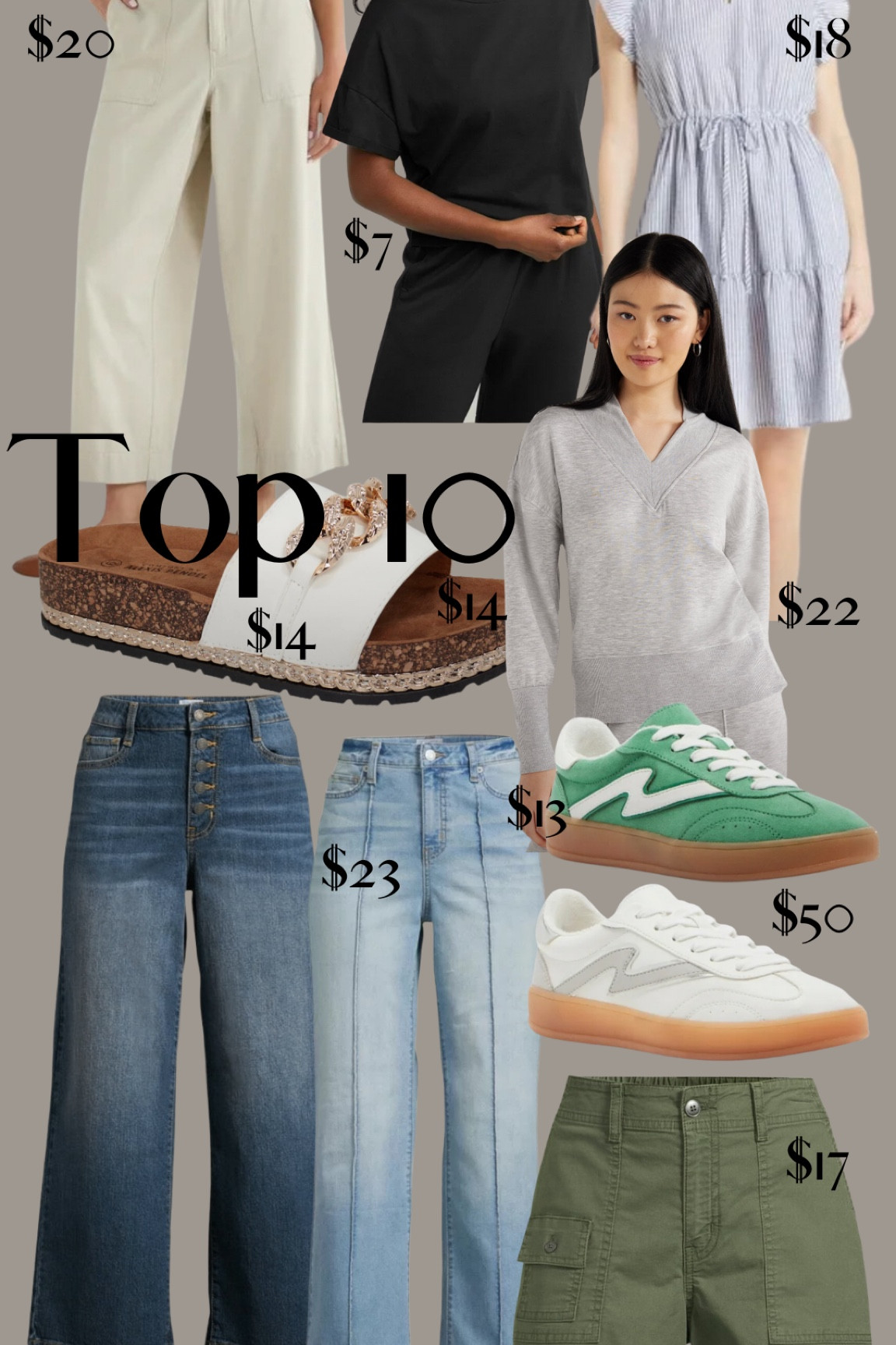 Last weeks best sellers!
Wide leg pants, wide leg crop, trendy sneakers, green sneakers, white sneakers, jeans, scuba knit, Walmart new arrivals, summer dress, utility shorts, platform sandals

#LTKFindsUnder50 #LTKSeasonal #LTKStyleTip