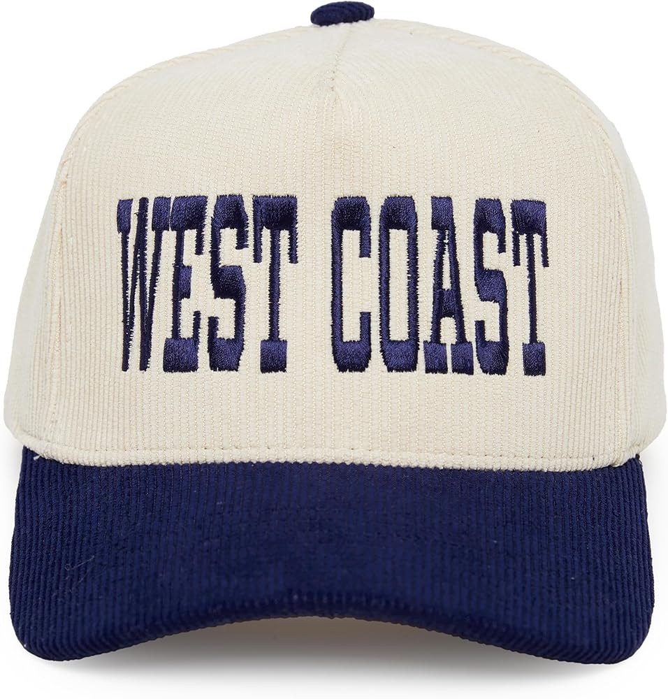 Funky Junque Two Tone Vintage Trucker Hats Men Women Corduroy Trendy Embroidered Baseball Cap Sna... | Amazon (US)