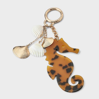 Seahorse & Seashell Bag Charm - Universal Thread™ Multi | Target