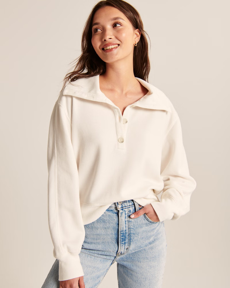 Drama Wedge Henley | Abercrombie & Fitch (US)