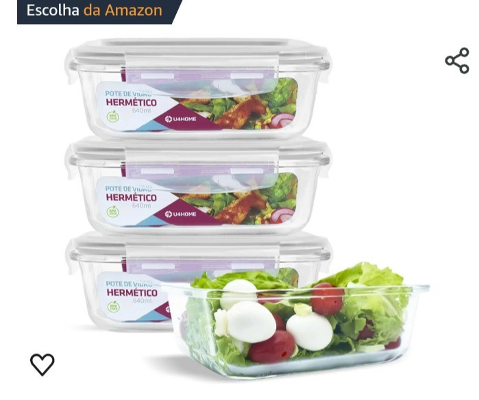 KIT 4 Potes de Vidro Retangular com Tampa Hermética 640ml Cor:Branco (QH)

#LTKU #LTKbrasil #LTKhome