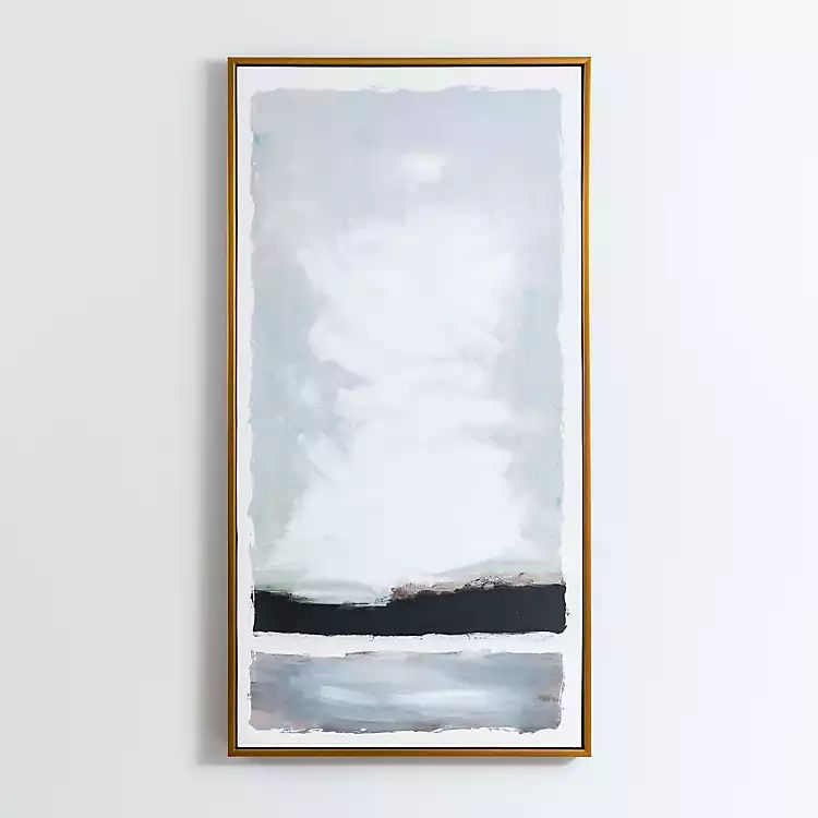 New! Gray Cloud Abstract Canvas Art Print | Kirkland's Home