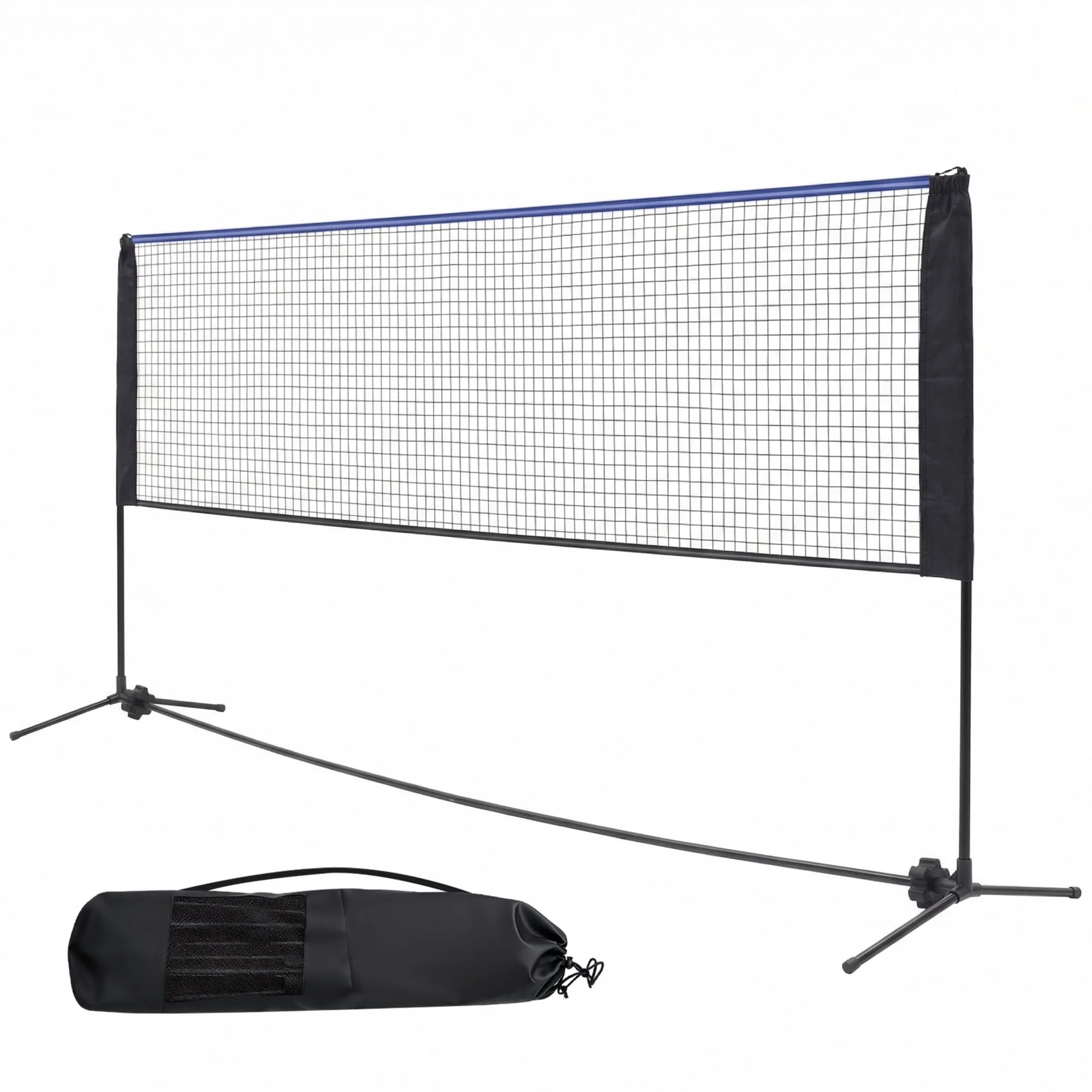 JIOABL Portable Badminton Net Set, 14FT Adjustable Height for Outdoor & Indoor Use, Includes Carr... | Walmart (US)