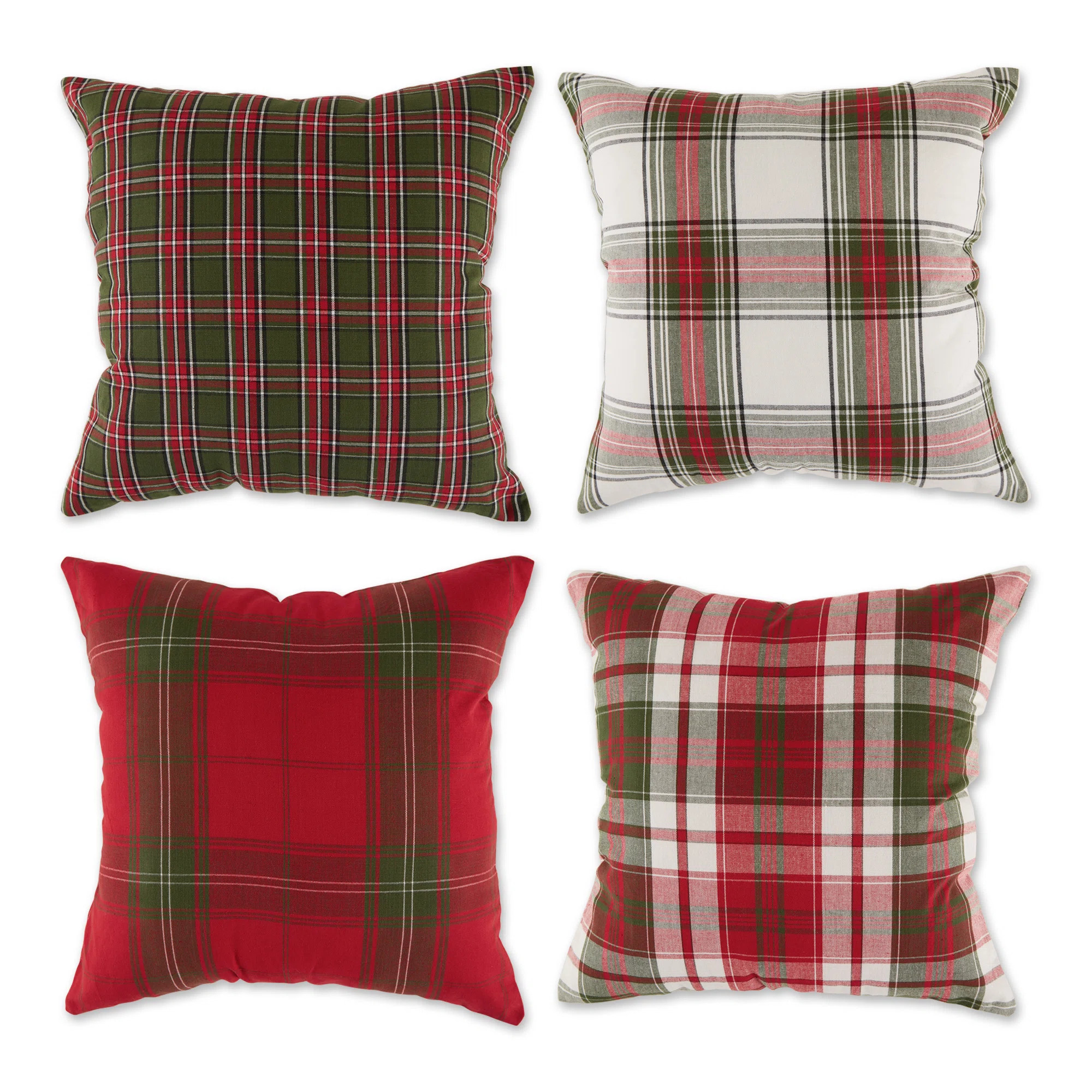 Arkadi Plaid Cotton Reversible Pillow Cover | Wayfair North America