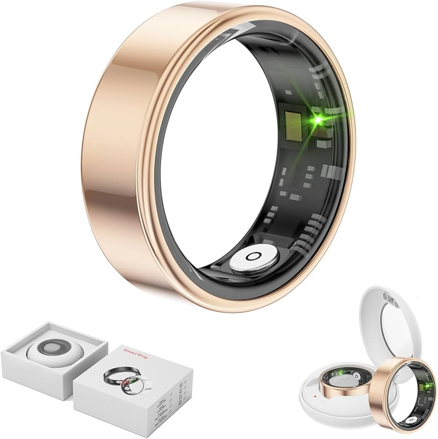 Smart Ring Health Tracker, Anillo Inteligente para Hombre, Health Rings for Women & Men, Long Las... | Amazon (US)