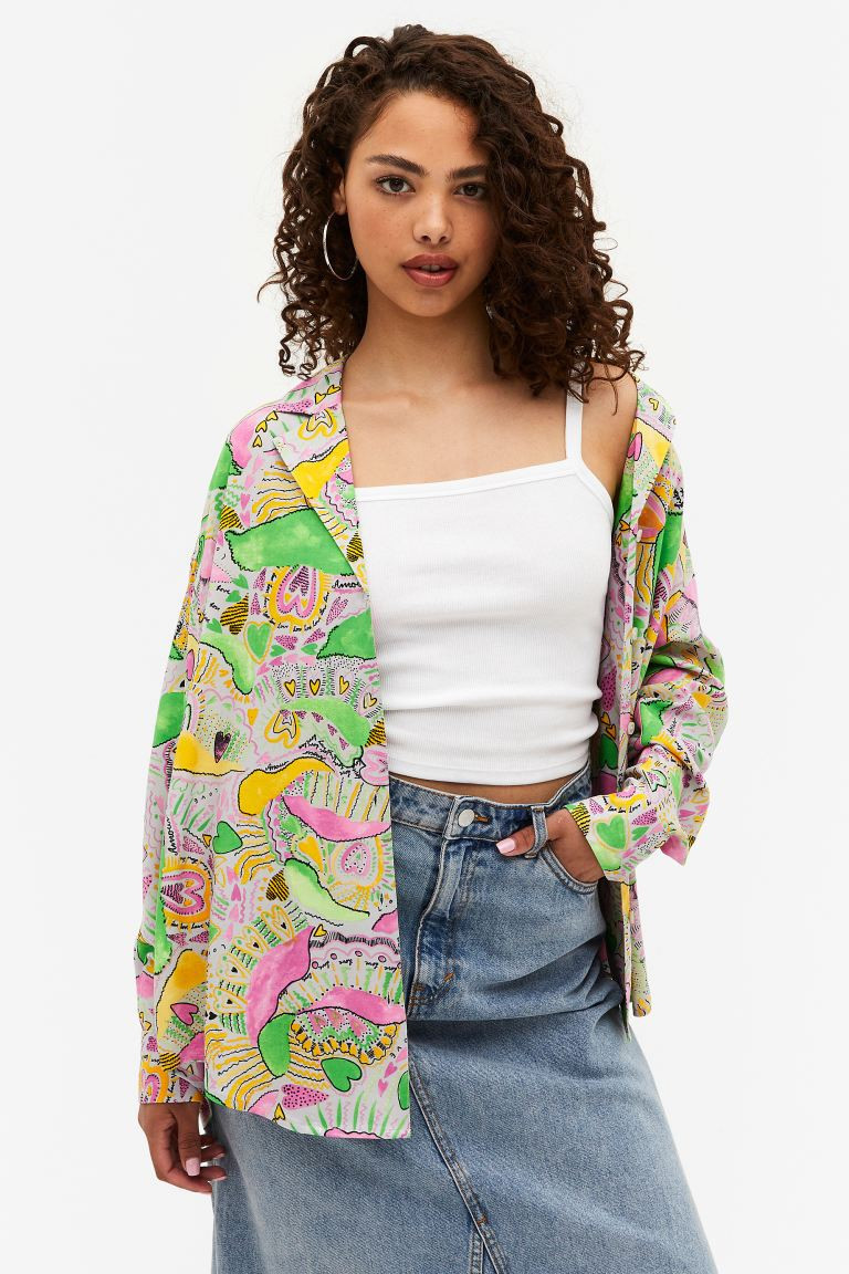 Relaxed lightweight shirt | H&M (UK, MY, IN, SG, PH, TW, HK)