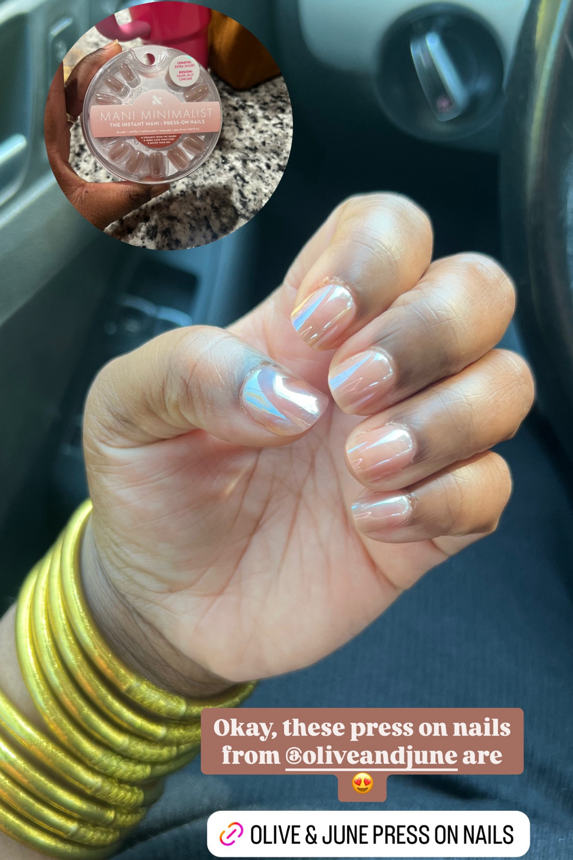 Okay, I must admit these press on nails are better than I thought! This color is the perfect neutral color for Fall! 🍂 

#LTKFindsUnder50 #LTKBeauty #LTKStyleTip