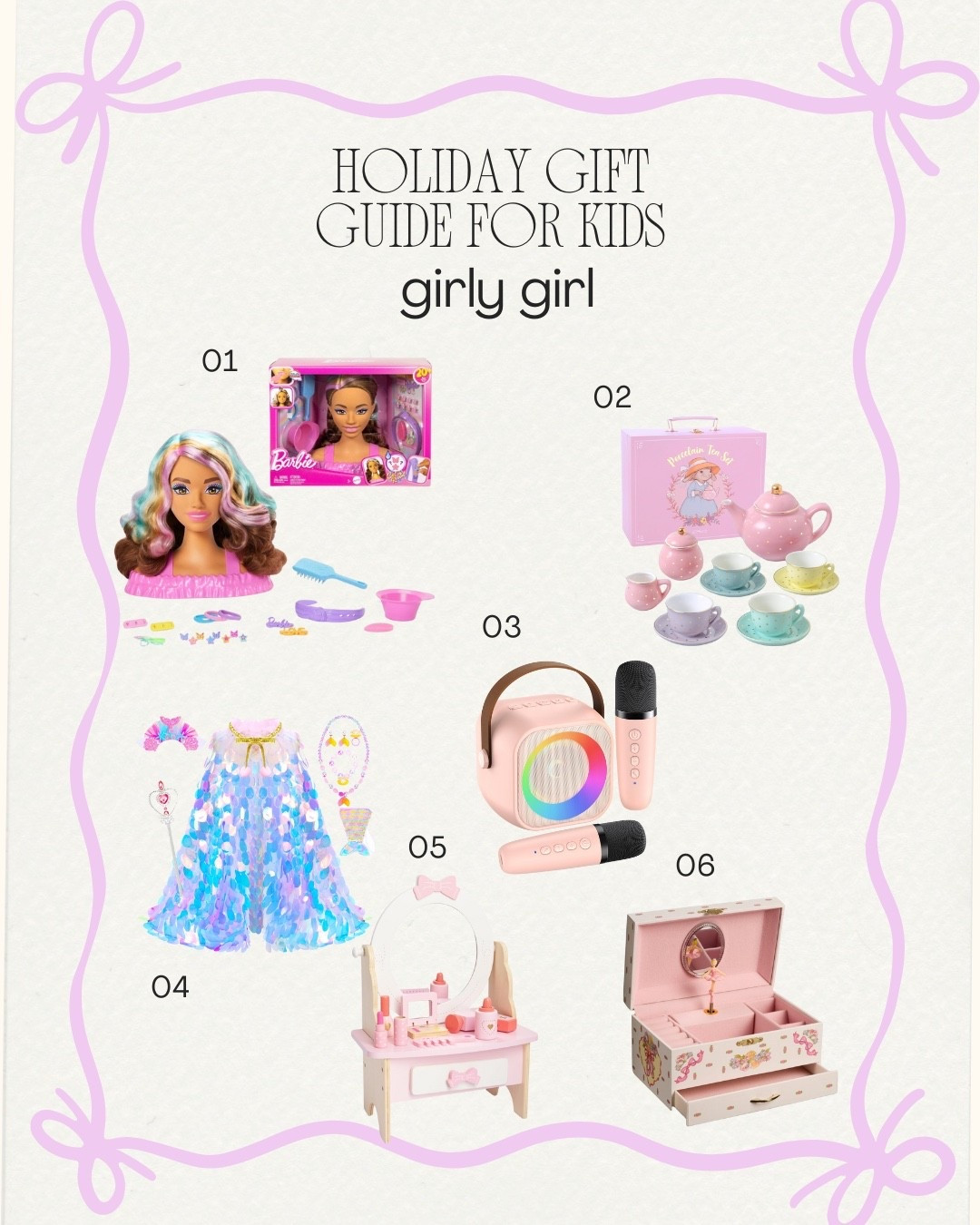 Gifts for the girly girls!
