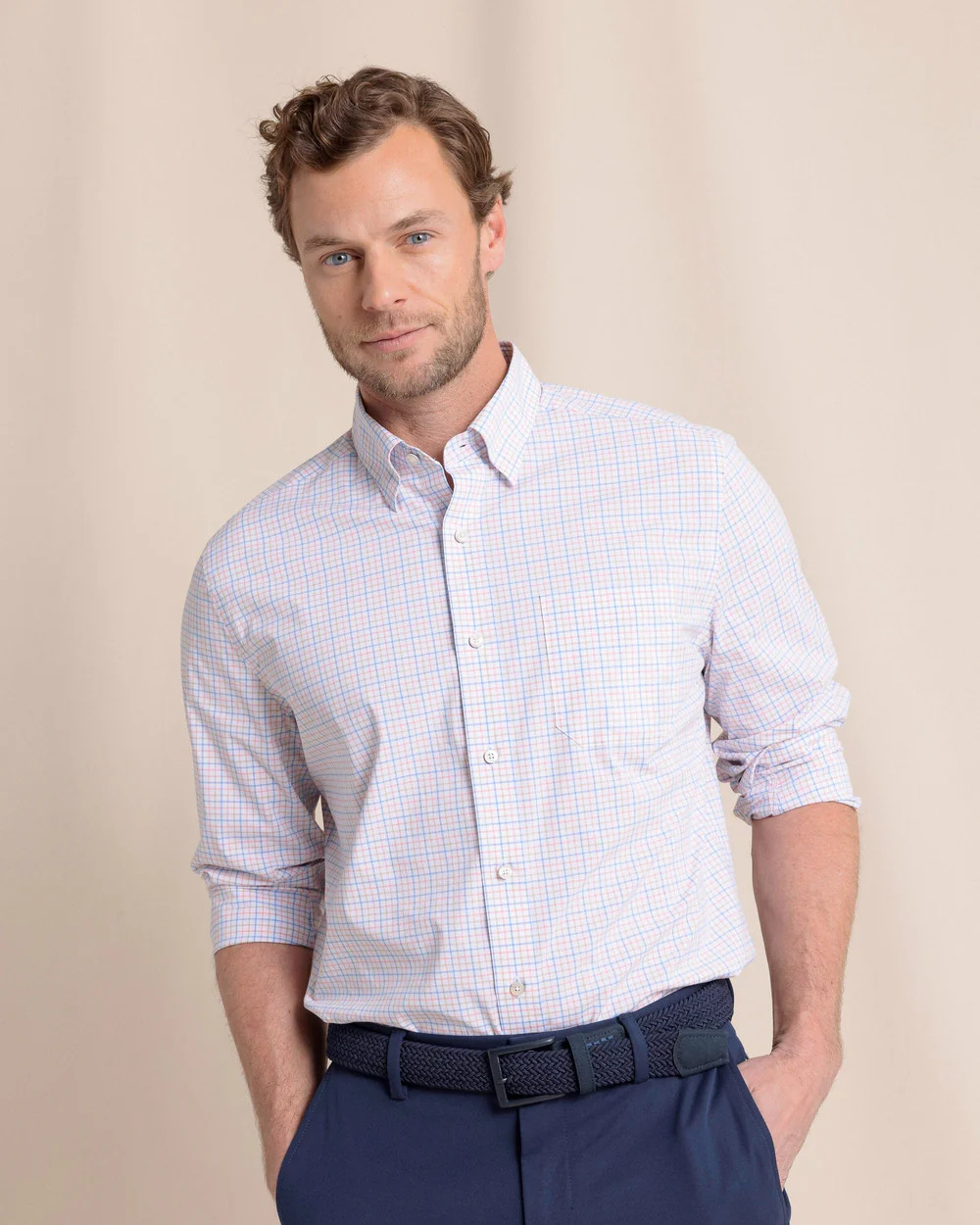Charleston Broughton Plaid Sport Shirt | Southern Tide