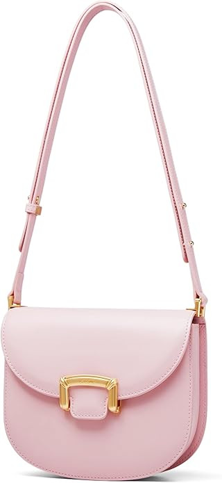 LAFESTIN Small Split Leather Crossbody Purses For Women with Adjustable Strap Shoulder Handbags w... | Amazon (US)