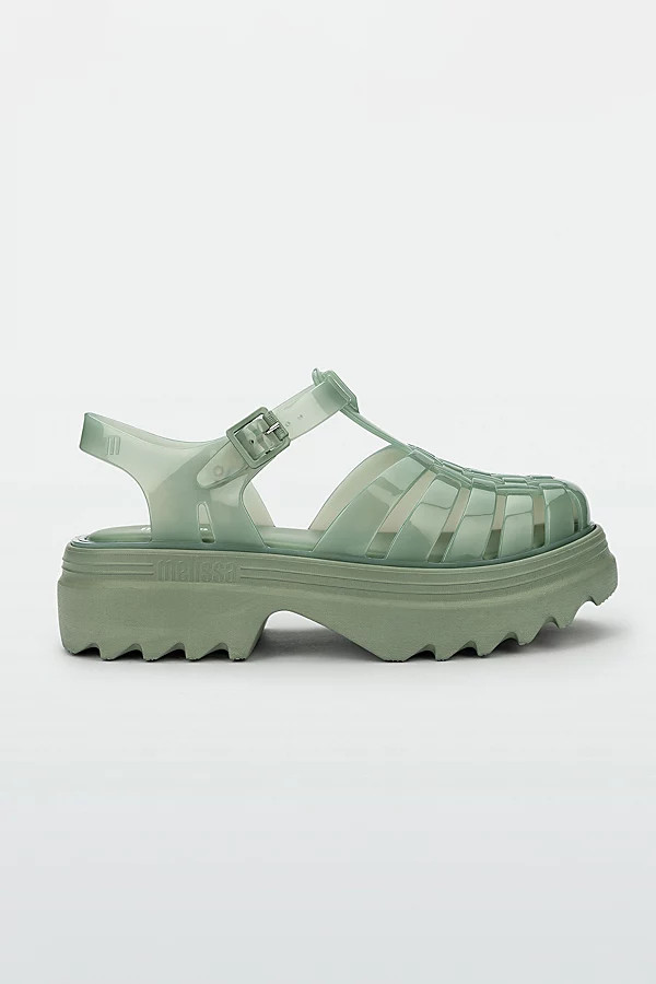 Melissa Possession Platform Fisherman Sandal in Green, Women's at Urban Outfitters | Urban Outfitters (US and RoW)