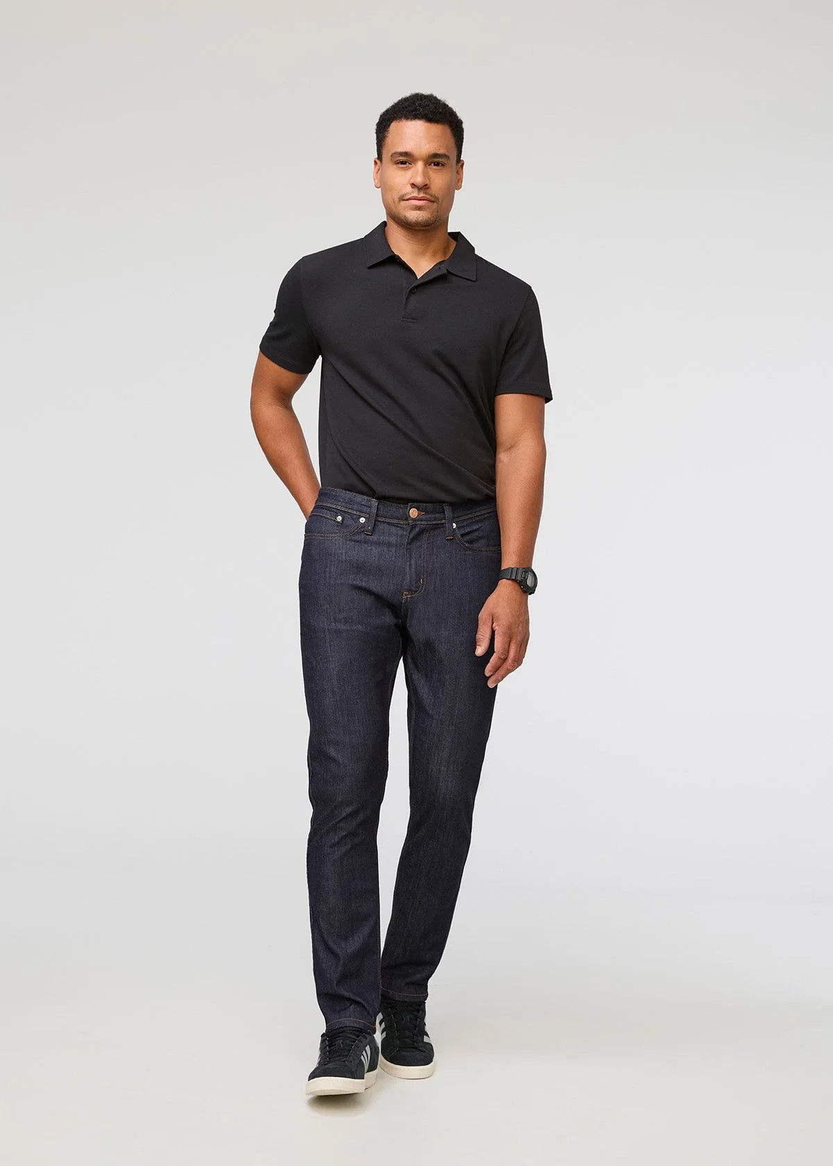 Performance Denim Relaxed Taper - Heritage Rinse | DUER