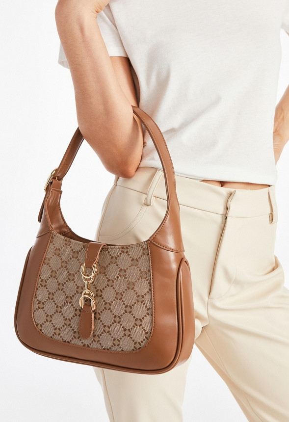 Metal Ornament Shoulder Bag | JustFab