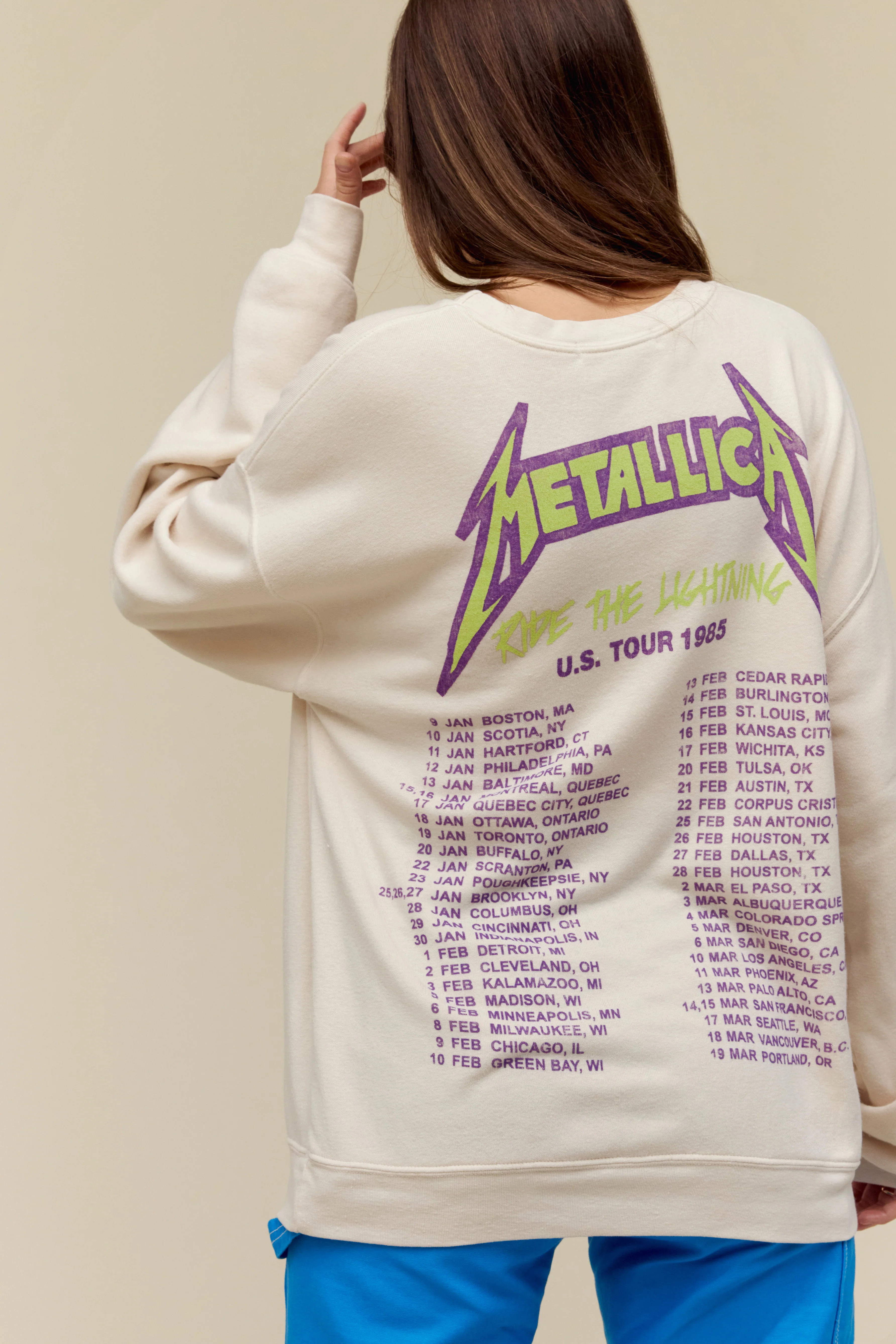 Metallica Ride The Lightning BF Crew | Daydreamer