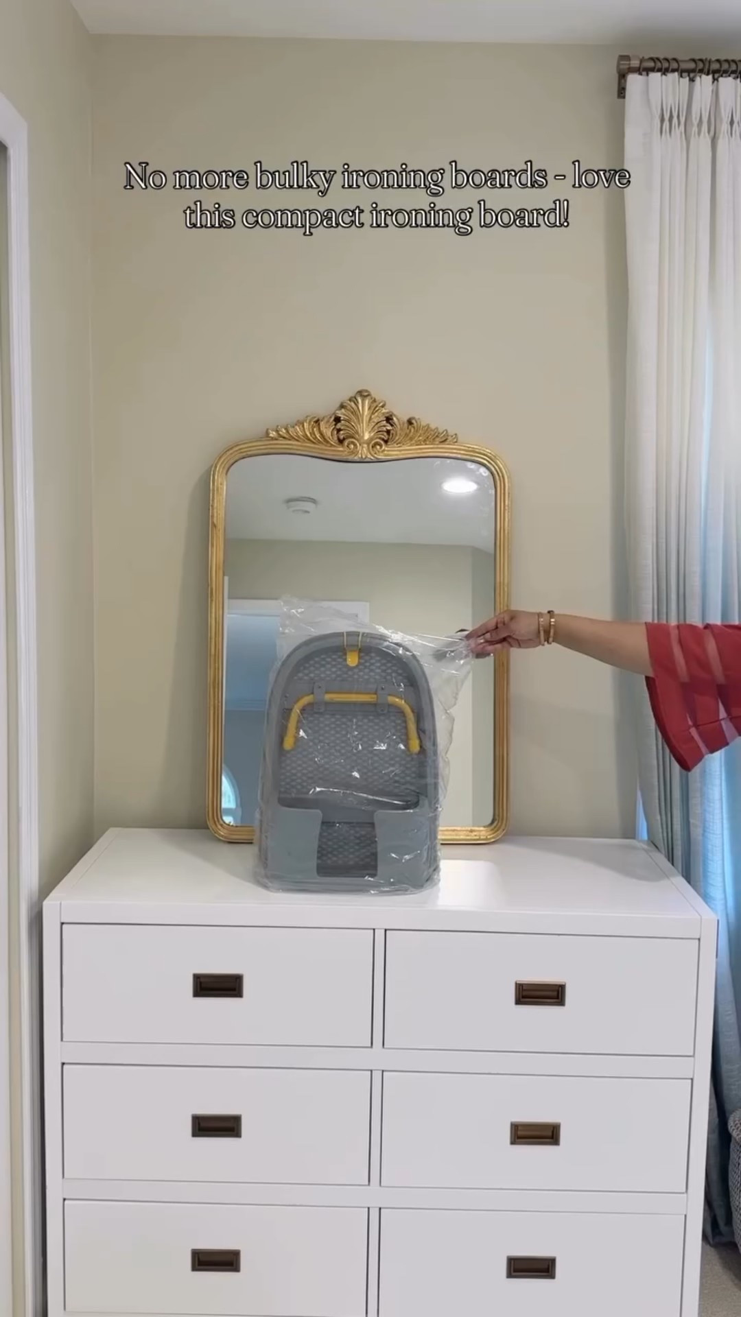 No more bulky ironing boards 🙌🏼

My 11 year old wanted to iron her own clothes but using a big bulky ironing board was just too much for her. I found her this ultra compact foldaway ironing board! It is the perfect size to iron adult or kids clothes but also it holds the iron! I have had foldable ironing boards in the past and they were either not sturdy or just too small to iron even a shirt! This ironing board comes with a wall mount if you choose to hang it or you can easily put it away in a closet or cabinet!

@amazon @amazonhome #founditonamazon @wayfair

#LTKHome #LTKSaleAlert #LTKKids