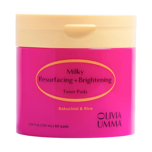 Milky Resurfacing + Brightening Toner Pads and Face Treatment with Bakuchiol and Niacinamide | Sephora (US)