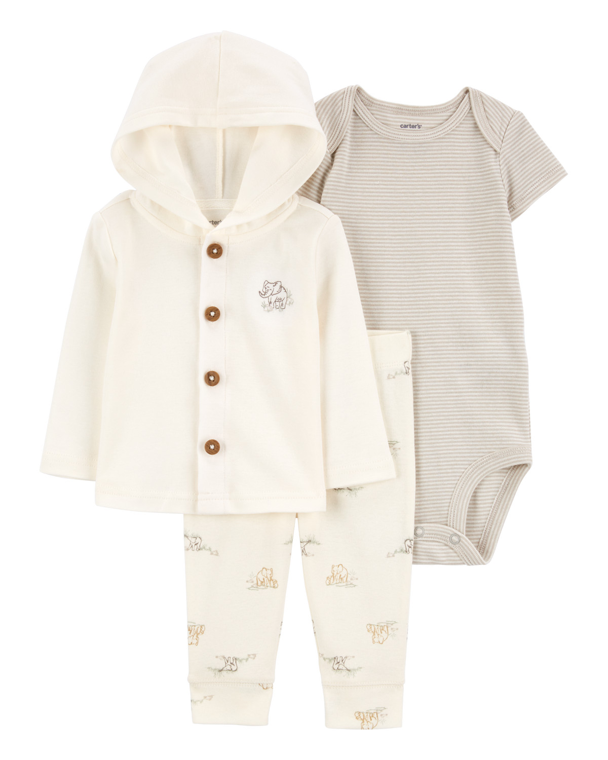 Baby 3-Piece Elephant Little Jacket Set | Carter's Inc