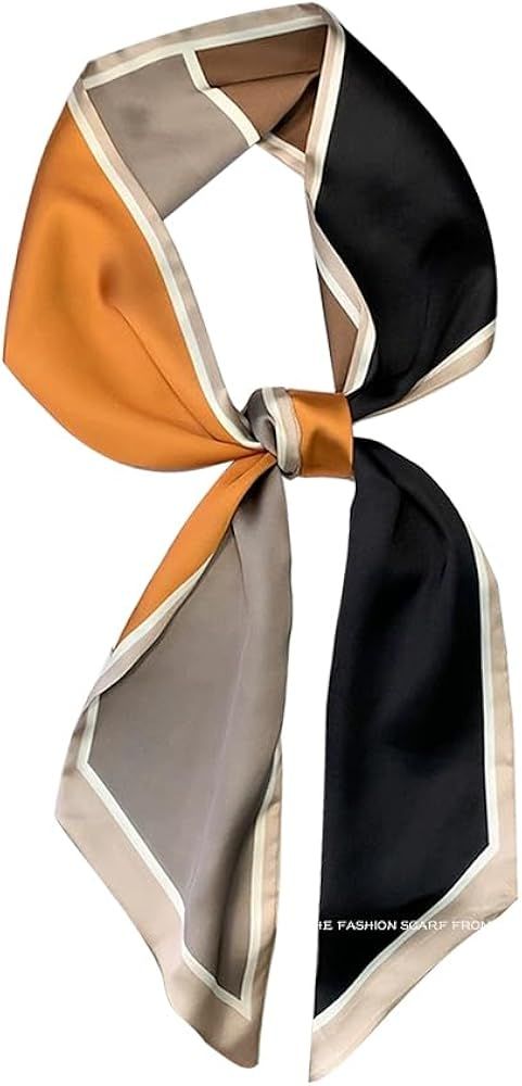 Livrerpi Silk Feeling Head Scarf Fashion Satin Hair Scarf Square Scarves for Women Gifts 27.5×27... | Amazon (US)