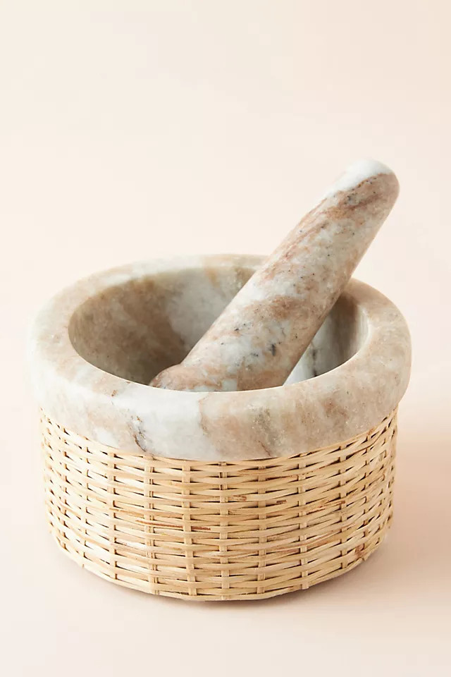 Bonita Molcajete Bowl and Tejolote | Anthropologie (US)