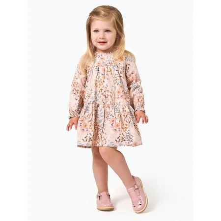 Modern Moments By Gerber Toddler Girl Dress with Ruffles, Sizes 12 Months - 5T | Walmart (US)