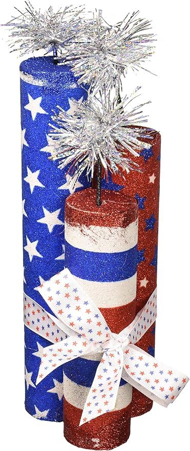 Amscan Party Supplies Patriotic Fireworks Center Piece, 10 1/2", Multicolor | Amazon (US)