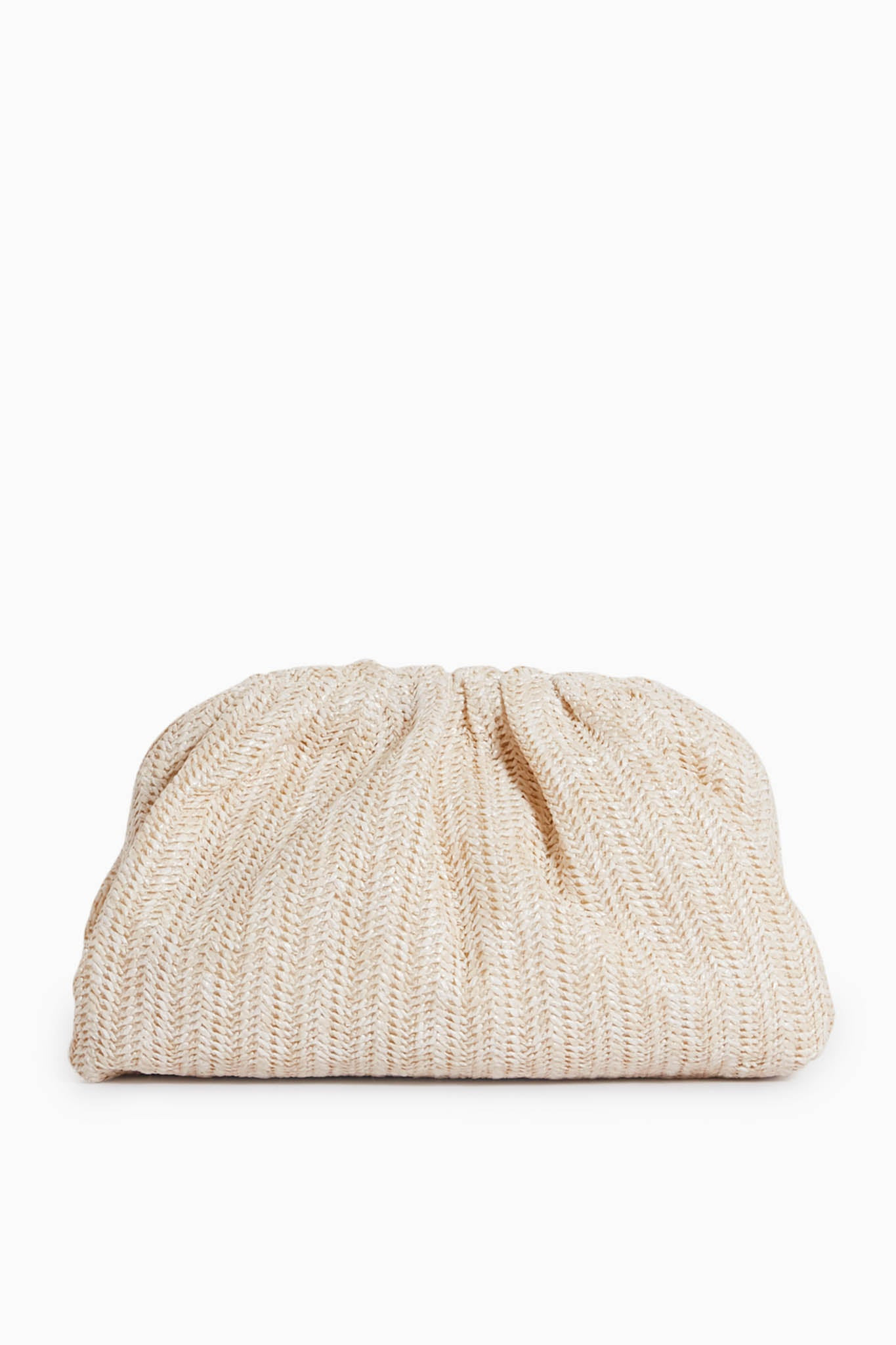 Light Raffia Slouchy Clutch | Tuckernuck (US)