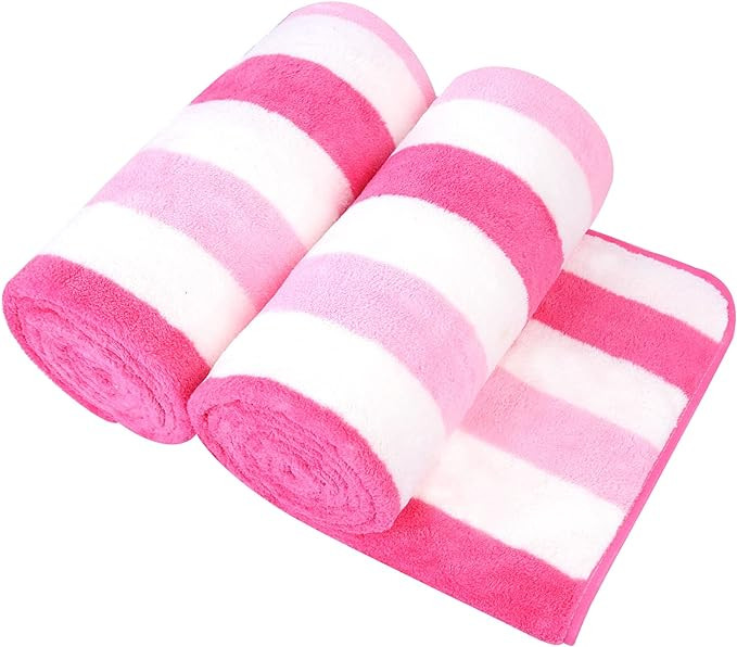 JML Microfiber Bath Towels,2 Pack(30" x 60"), Oversized, Soft, Super Absorbent, Fast Drying, Larg... | Amazon (US)