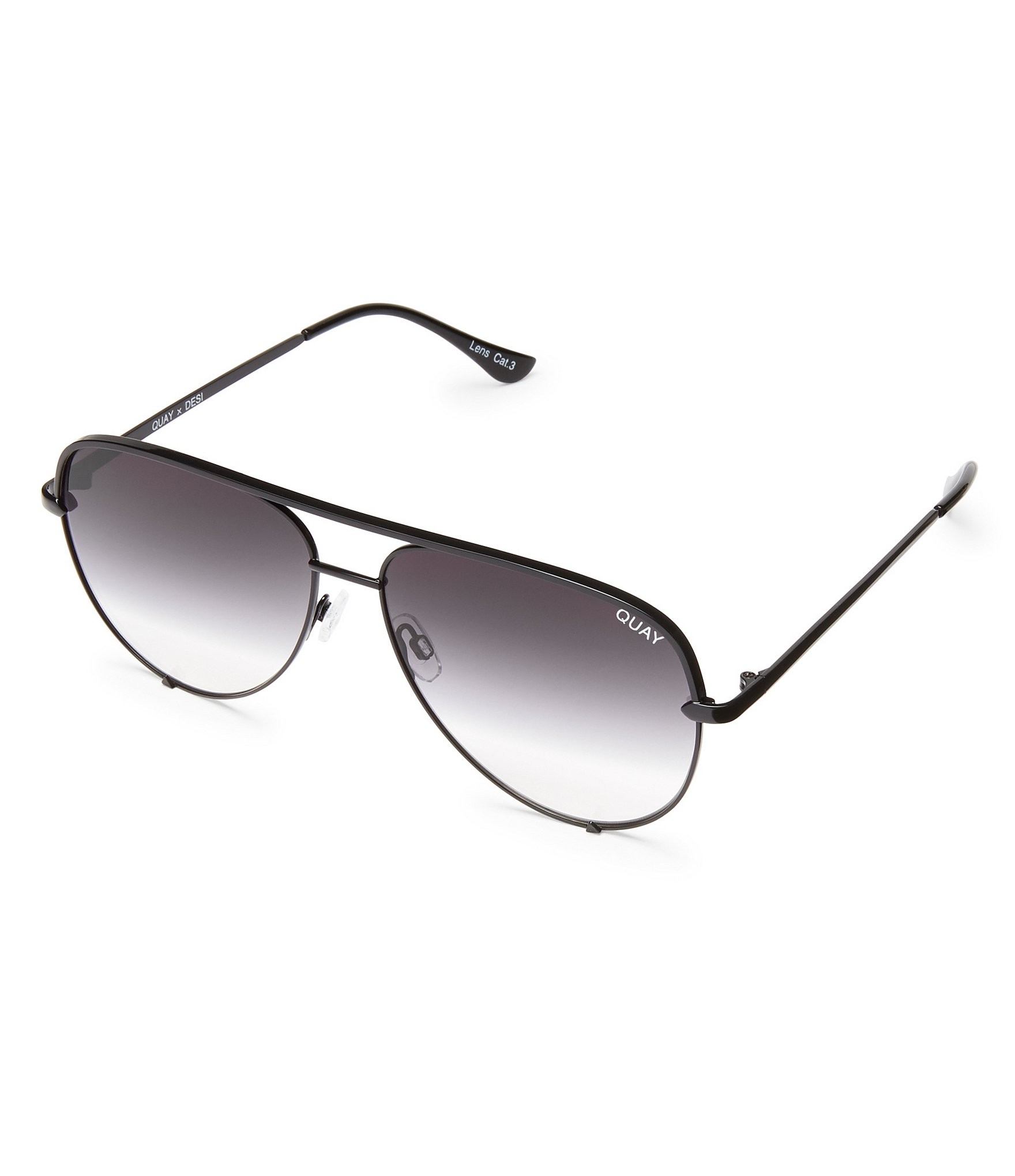Quay Australia Quay X Desi High Key Mirrored Aviator Sunglasses | Dillards Inc.