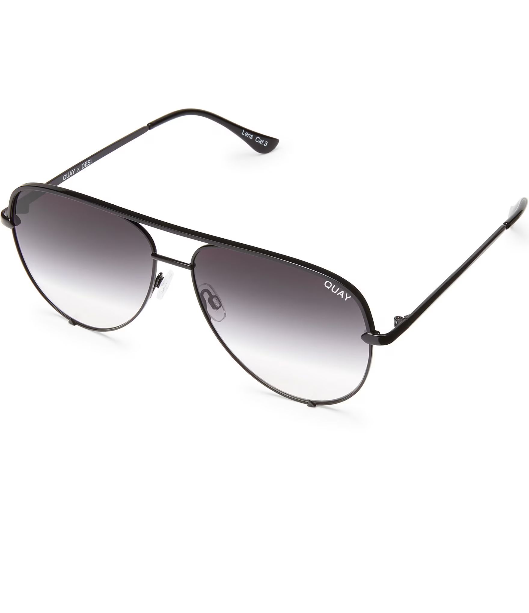 Quay Australia Quay X Desi High Key Mirrored Aviator Sunglasses | Dillards Inc.