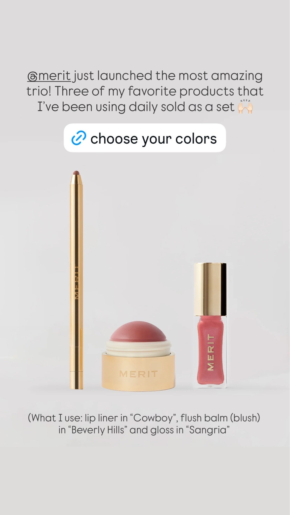 @merit just launched the most amazing trio! Three of my favorite products that I’ve been using daily sold as a set 🙌🏻

#LTKBeauty #LTKmorningroutine #LTKselfcare