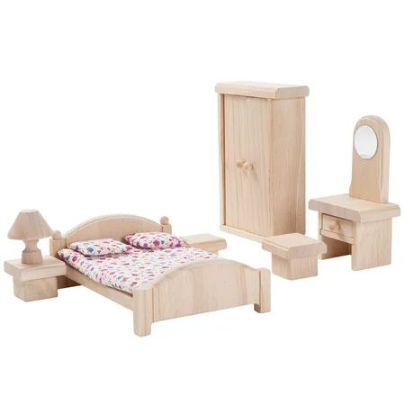 Plan Toys Classic Bedroom Doll Furniture | Walmart (US)